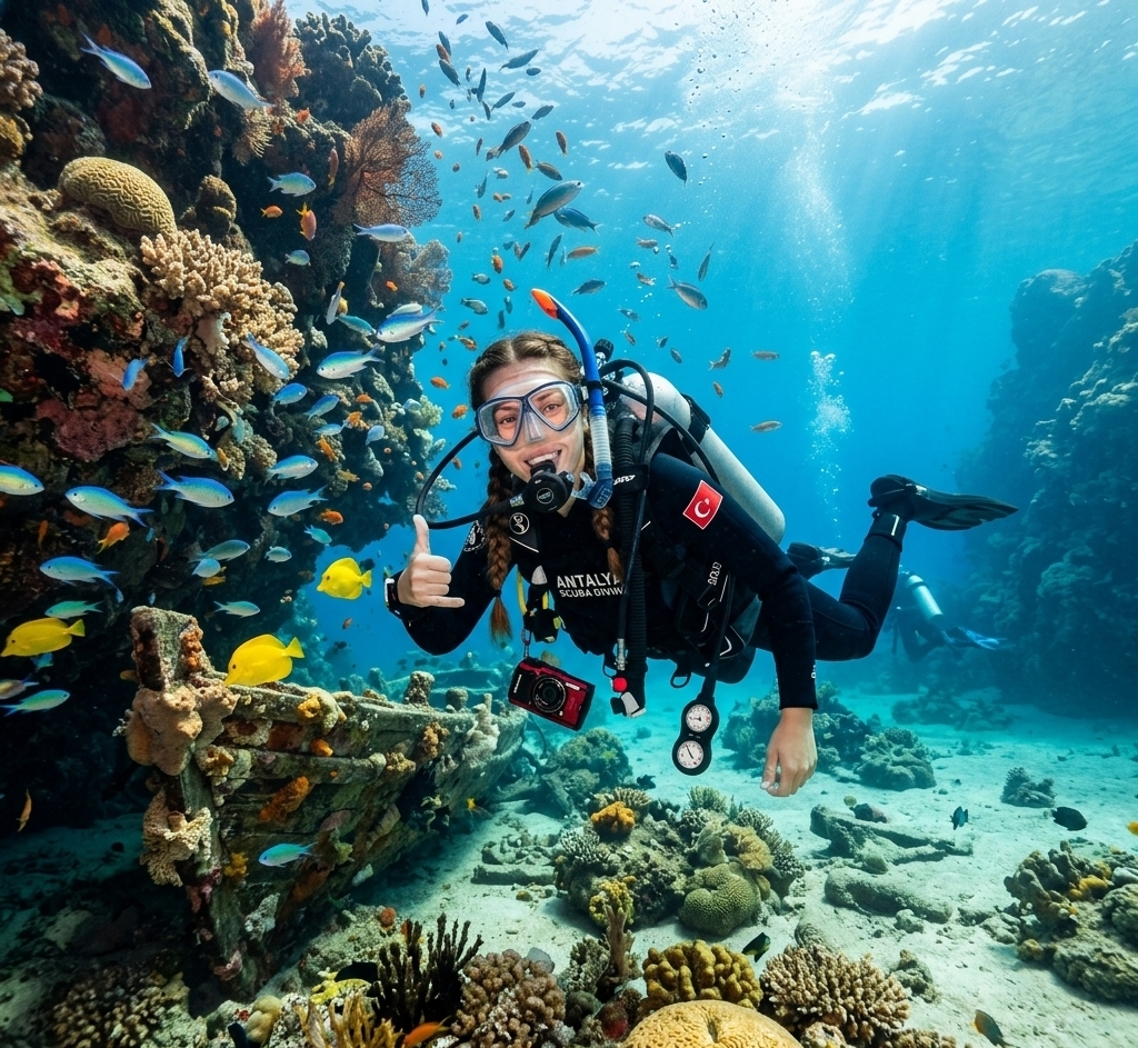 Antalya Scuba Diving - Tekneyle Tüplü Dalış Programı