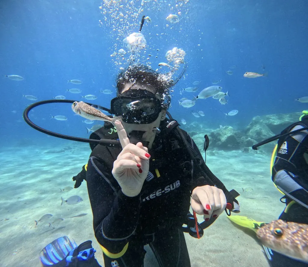 Vertical Scuba Diving