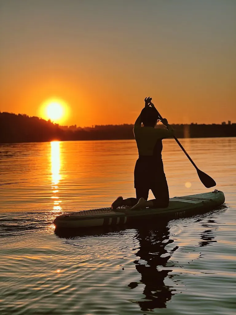 Sunrise Paddle Board